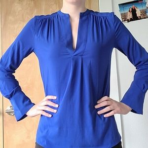 Cobalt Blue Calvin Klein Blouse